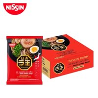THÙNG 30 GÓI MÌ RAMEN HƯƠNG VỊ NƯỚC TƯƠNG NHẬT NISSIN