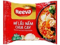 Thùng 30 Gói Mì Reeva Lẩu Nấm Chua Cay 85g - Mì Reeva Fresh Lẩu Nấm Chua Cay