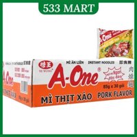 Thùng 30 gói mì thịt xào A-One 85g