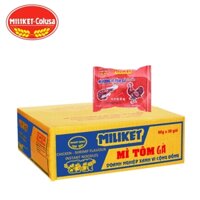 THÙNG 30 GÓI MÌ TÔM GÀ CHICKEN SHRIMP FLAVOUR INSTANT NOODLE MILIKET