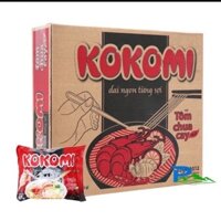 Thùng 30 gói mì tôm Kokomi 65g- tôm chua cay