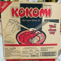 Thùng 30 Gói Mì Tôm Kokomi chua cay 65g