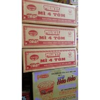 THÙNG 30 GÓI MÌ TÔM MILIKET HIỆU 4 TÔM.