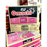 Thùng 30 Gói Mì Tôm Omachi Sườn, Bò Loại Mới