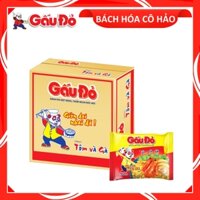 THÙNG 30 GÓI MÌ TÔM VÀ GÀ SHRIMP AND CHICKEN WATER NOODLE INSTANT GẤU ĐỎ