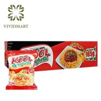 [Thùng 30 gói] Mì trộn Khô Kool Spaghetti Cung Đình - Gói 105g - MICOEM