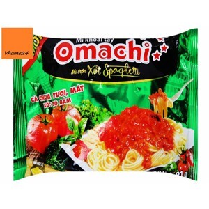 Thùng 30 gói mì trộn Omachi xốt Spaghetti 91g
