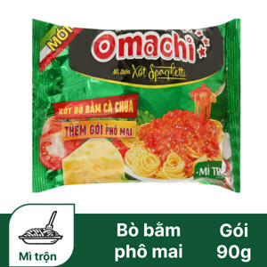 Thùng 30 gói mì trộn Omachi xốt Spaghetti 91g