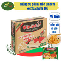 Thùng 30 gói mì trộn Omachi xốt Spaghetti 90g