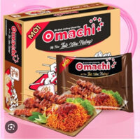 Thùng 30 Gói Mì Trộn OMACHI Thịt Xiên Nướng 82g