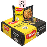 Thùng 30 gói mì trộn Reeva Fresh gà nấm phô mai cay 85g