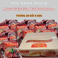 Thùng 30 Gói Mì Vịt Tiềm Waiwai Thái Lan Thơm Ngon Bổ Dưỡng ( Gói 60g )