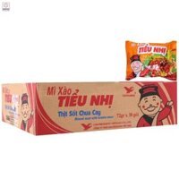 Thùng 30 gói mì xào tiểu nhị thịt sốt chua cay, hải sản sốt me, thịt xào sốt hành