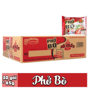 Thùng 30 gói phở gà Đệ Nhất 65g