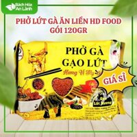 [Thùng 30 gói] Phở Lứt Gà Ăn Liền HD Food - Gói 120gr