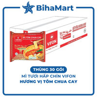 [THÙNG 30 GÓI] - VIFON - Mì tươi Vifon hương vị Tôm Chua Cay (70g/gói) - Mì tươi vị Tôm Chua Cay, Mì Vifon tươi