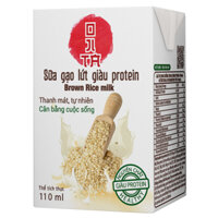 Thùng 30 hộp Sữa gạo lứt giàu protein Ojita 110ml