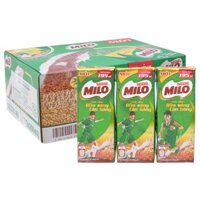 Thùng 30 hộp thức uống ngũ cốc Milo Bữa sáng cân bằng 195ml