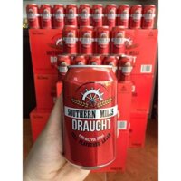 Thùng 30 lon Bia Đỏ Southern Mills Draught - Bia Úc - lon 330ml