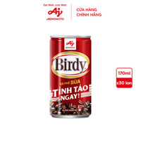 Thùng 30 lon Cà phê Birdy Sữa - 170ml/lon