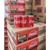 Thùng 30 lon Coca Mini Nhật 160ml | Coca nhí, Coca cola mini uống là nghiền