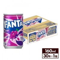 Thùng 30 lon Fanta nho nội địa Nhật x 160mL