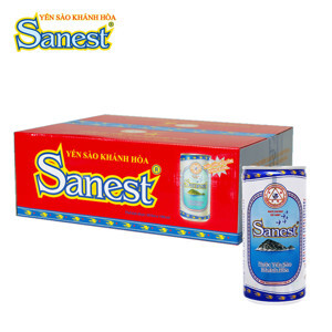 Thùng 30 lon nước yến sào Khánh Hòa không đường 190ml