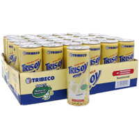 Thùng 30 Lon Sữa đậu nành Tribeco Trisoy lon 240ml