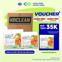 Thùng 30 túi Giấy thấm dầu thực phẩm Krclean thấm hút dầu mỡ thức ăn đồ chiên rán an toàn thực phẩm