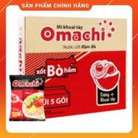 THÙNG 30GÓI mì khoai tây OMACHI sốt Bò hầm 80g