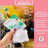 Thùng 36 cái khẩu trang y tế hình gấu Mio Mask cho bé Sơ Sinh đến 1 tuổi - KTYT