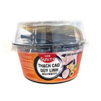 (Thùng 36 cốc) Thạch quy linh cao Long nhãn sữa dừa 180g