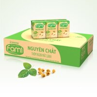 Thùng 36 hộp sữa Fami nguyên chất Canxi 200ml