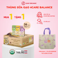 THÙNG 36 HỘP SỮA GẠO HỮU CƠ THÁI LAN 4CARE BALANCE