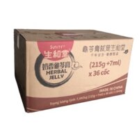 Thùng 36 Hộp Thạch Cao Quy Linh Đậu Đỏ Sữa Dừa [Hàng Nhạp Khẩu]