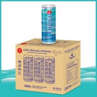 Thùng 36 Lon Nước Uống Giàu Hydrogen Cao Cấp Fujiwa Đóng Lon 330ml - Trợ tiêu hoá, Cải thiện đường ruột Long An