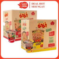 Thùng 36 Mì Mama Ly Tôm Chua/Thịt Heo Bằm 60G/Ly