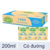 thùng 36hôp sửa đậu nành fami canxi đậm đà thơm ngon giàu chất dinh dưỡng giúp cho xươn chắc khỏe tăng cường sức đề khán
