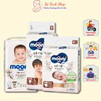[Thùng 4 Bịch] Moony Tã Dán/Quần Natural Size NB62/S58/M46/L36/L38/XL32 Cho Bé - BIM001