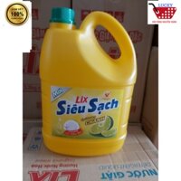 Thùng 4 Can Nước rửa chén Lix 3,6kg/can Siêu sạch, Siêu tiết kiệm
