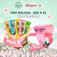 Thùng 40 cây kem dưa lưới Hàn Quốc Binggrae Melona Melon Ice Bar 80ml ABetterLife
