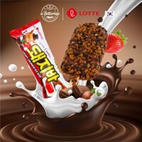 Thùng 40 cây kem Lotte Hàn Quốc heo dâu choco 70ml ABetterLife
