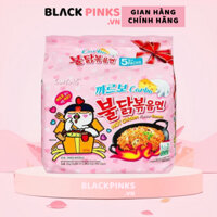 Thùng 40 gói mì khô gà cay Hàn Quốc sốt kem Ý Carbonara Samyang 140g/gói