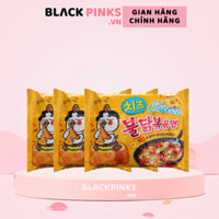 Thùng 40 gói mì khô gà cay Samyang vị phô mai 140g