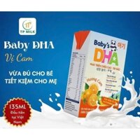 {THÙNG 40 HỘP - 135ML } SỮA DINH DƯỠNG BABY'S DHA VỊ CAM