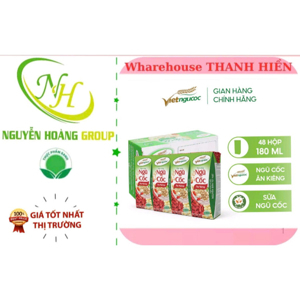 Thùng 40 hộp thức uống ngũ cốc ăn kiêng Việt Ngũ Cốc 180ml