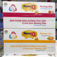 Thùng 40 hộp x 135ml. Sữa Bột Pha Sẵn NaNo IQ, Sữa Non Tổ Yến - Hương Cam, Hương Dâu (mẫu mới)