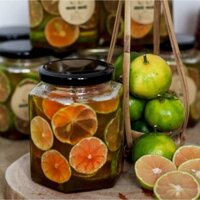 Thùng 45 Hũ thủy tinh đựng mứt nắp thiếc 730ml (750ml) hủ lục giác đựng thực phẩm bánh kẹo hạt điều quà tết