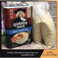 Thùng 4,52kg Yến Mạch Quaker Cán Vỡ