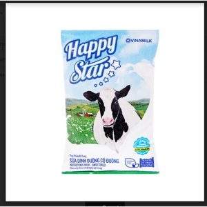 Thùng 48 bịch sữa dinh dưỡng có đường Vinamilk Happy Star 220ml